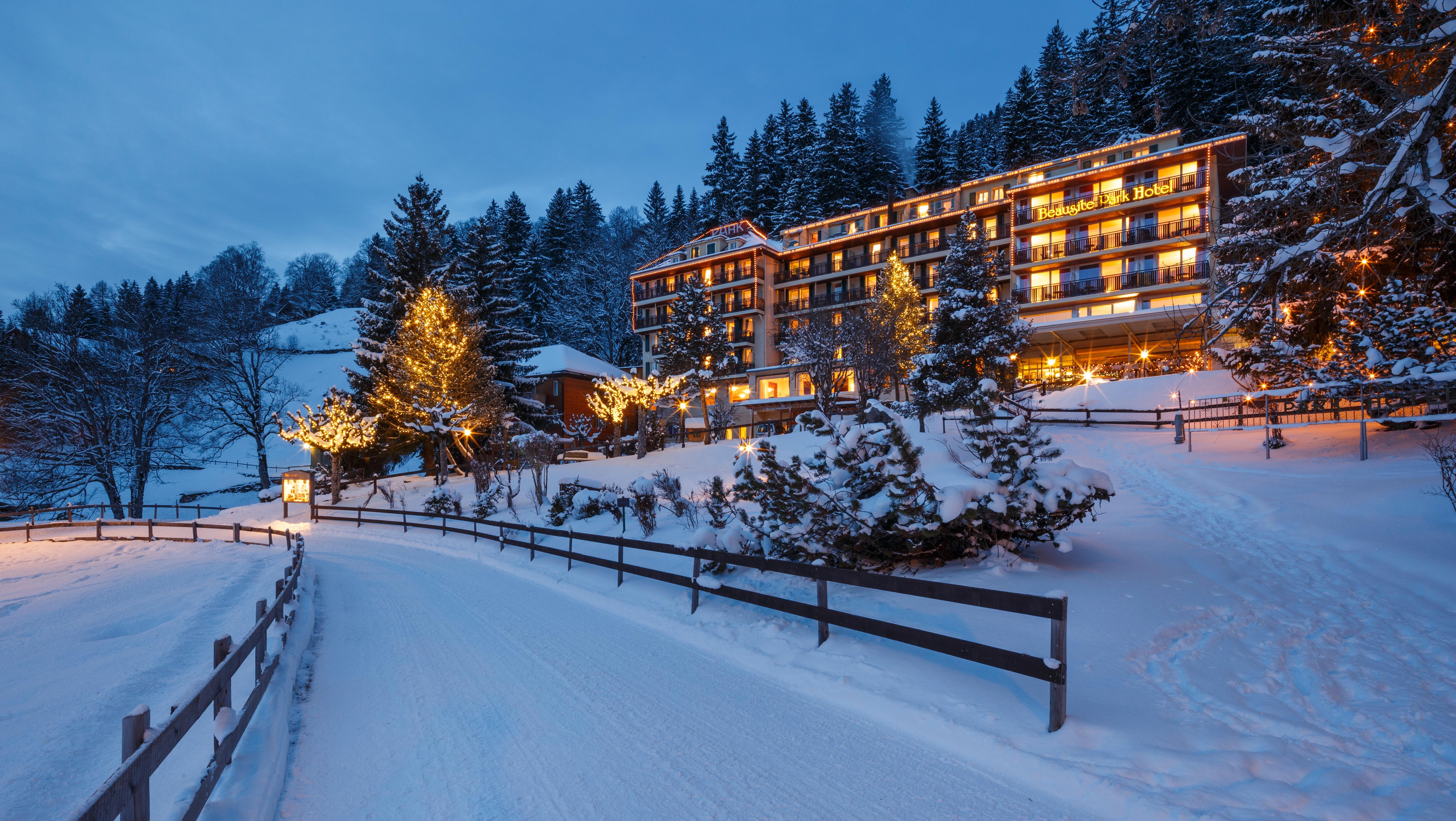 Beausite Park Hotel & Spa Wengen Bagian luar foto
